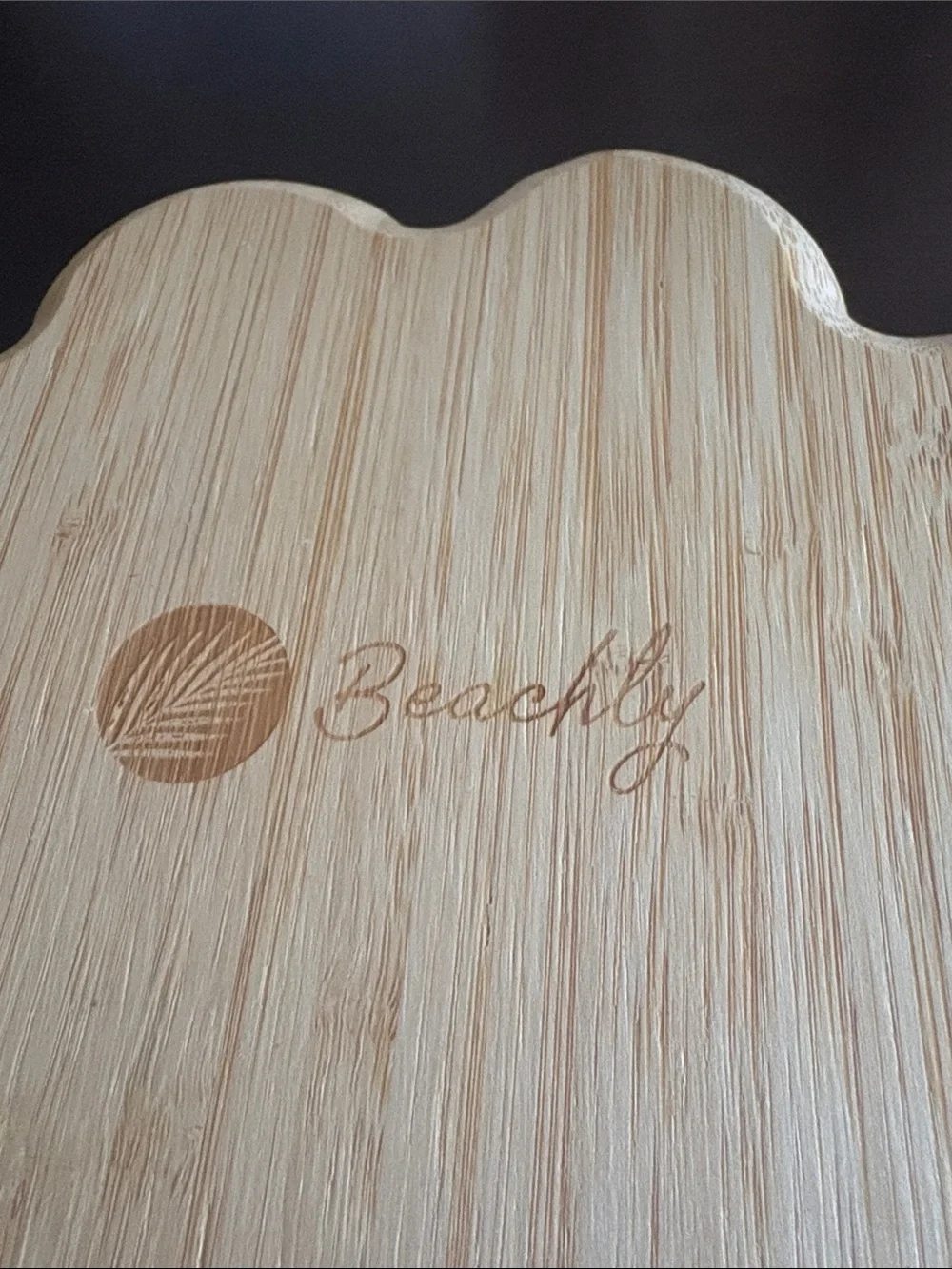 Beachly-Natural Bamboo Shell-Shaped Serving Tray - Home Dining